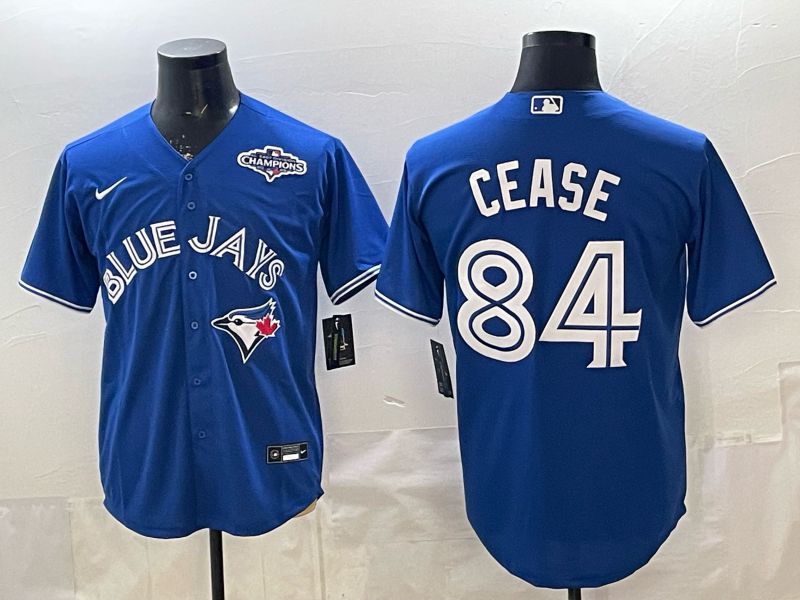 Men 2026 Toronto Blue Jays #84 Cease Blue Game Nike MLB Jersey style 002